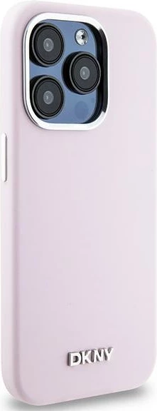 Mbështjellës DKNY Liquid Silicone MagSafe për iPhone 14 Pro, rozë
