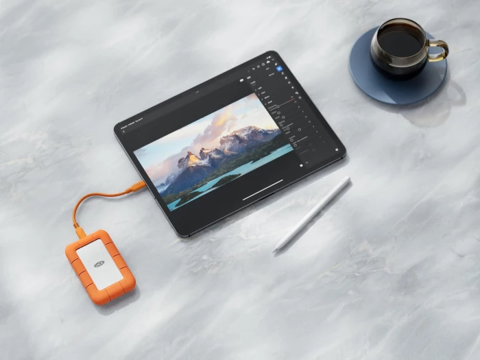 SSD i jashtëm rugged LaCie STND1000400 1TB USB-C 40Gb/s, portokalli