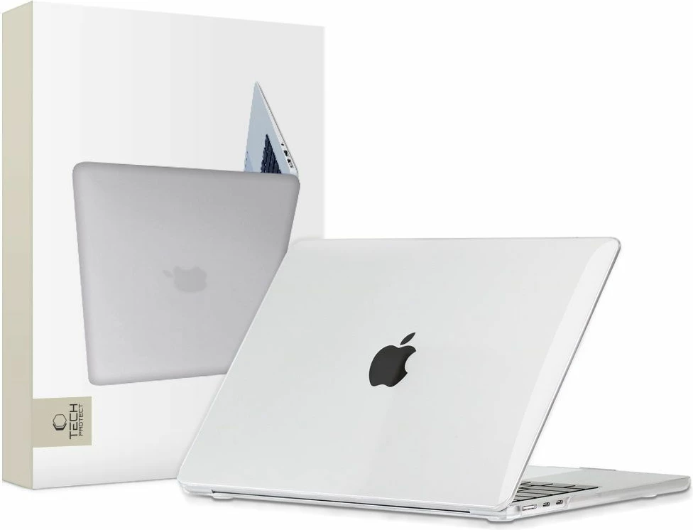 Mbështjellës Tech-Protect SmartShell për MacBook Pro 14" (M1/M2/M3), Transparent