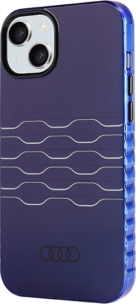 Mbështjellës Audi IML MagSafe për iPhone 15 Plus / 14 Plus, Kaltër