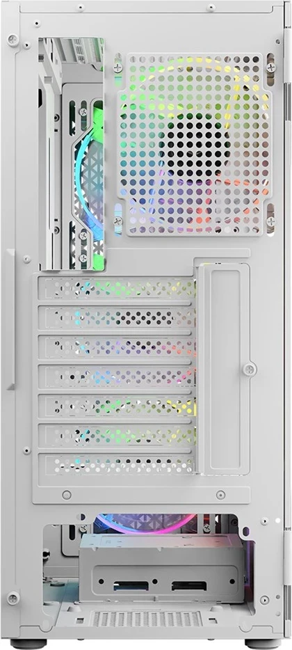 Kasë LOGIC ARAMIS ARGB MINIDI USB 3.0, e bardhë