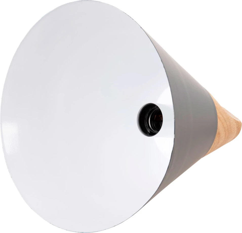 Llambë varëse tavani, kapak metali gri, FH4150, Φ21.5x115H cm