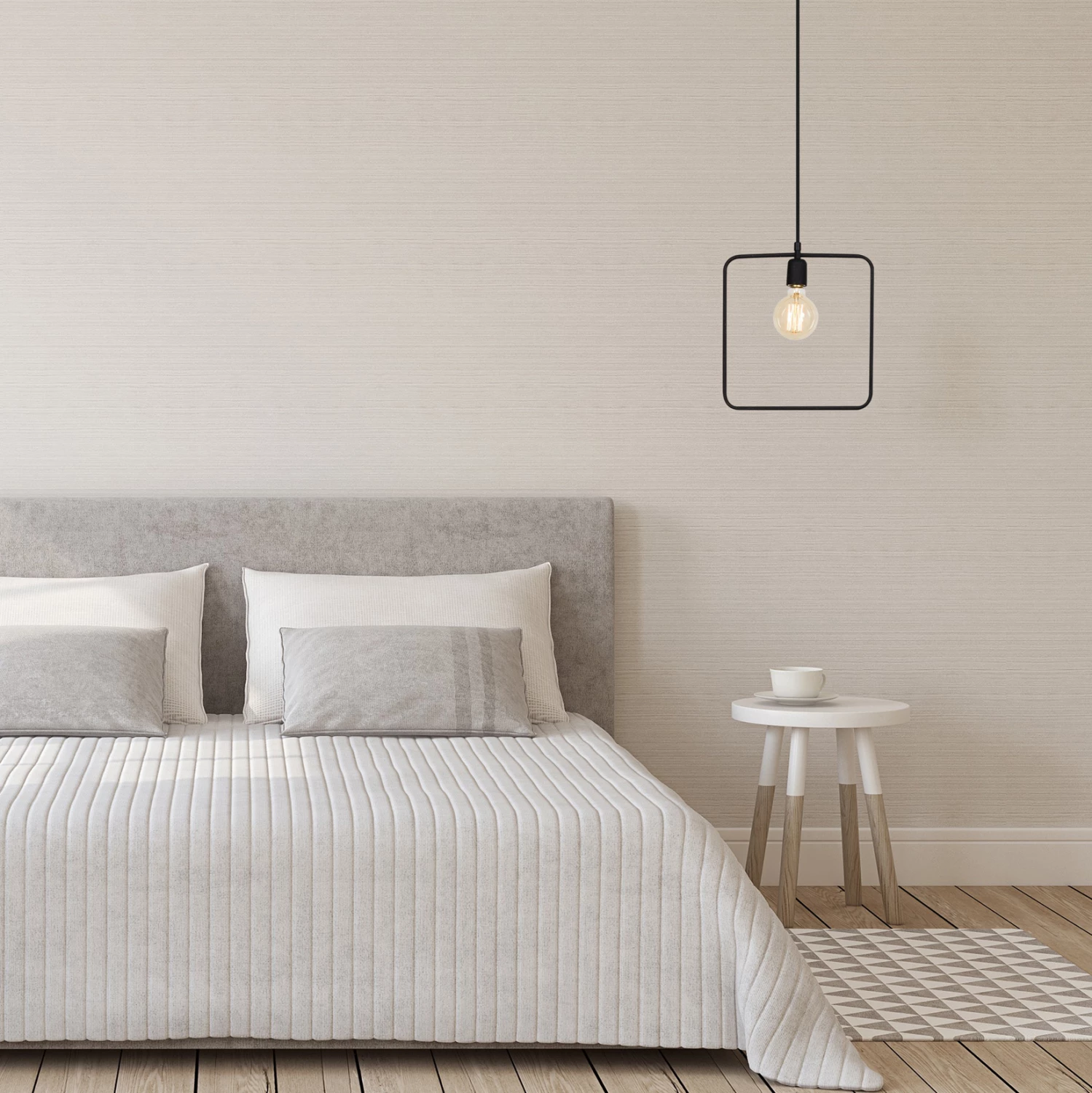 Llambë varëse metalike e zezë FH7257 30Χ6Χ123 cm