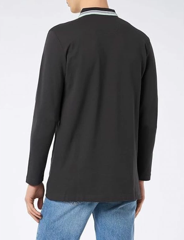 Maicë me mëngë të gjata Boss për meshkuj, gri