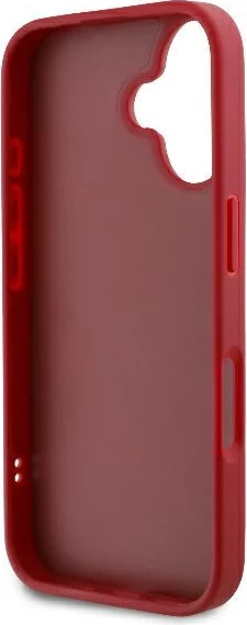 Mbështjellës Karl Lagerfeld Diagonal Quilted Script për iPhone 16, Kuq