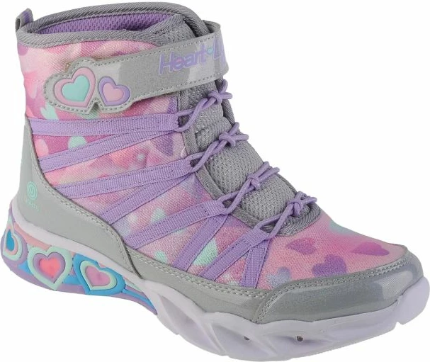 Këpucë fëmijësh Skechers, argjendi