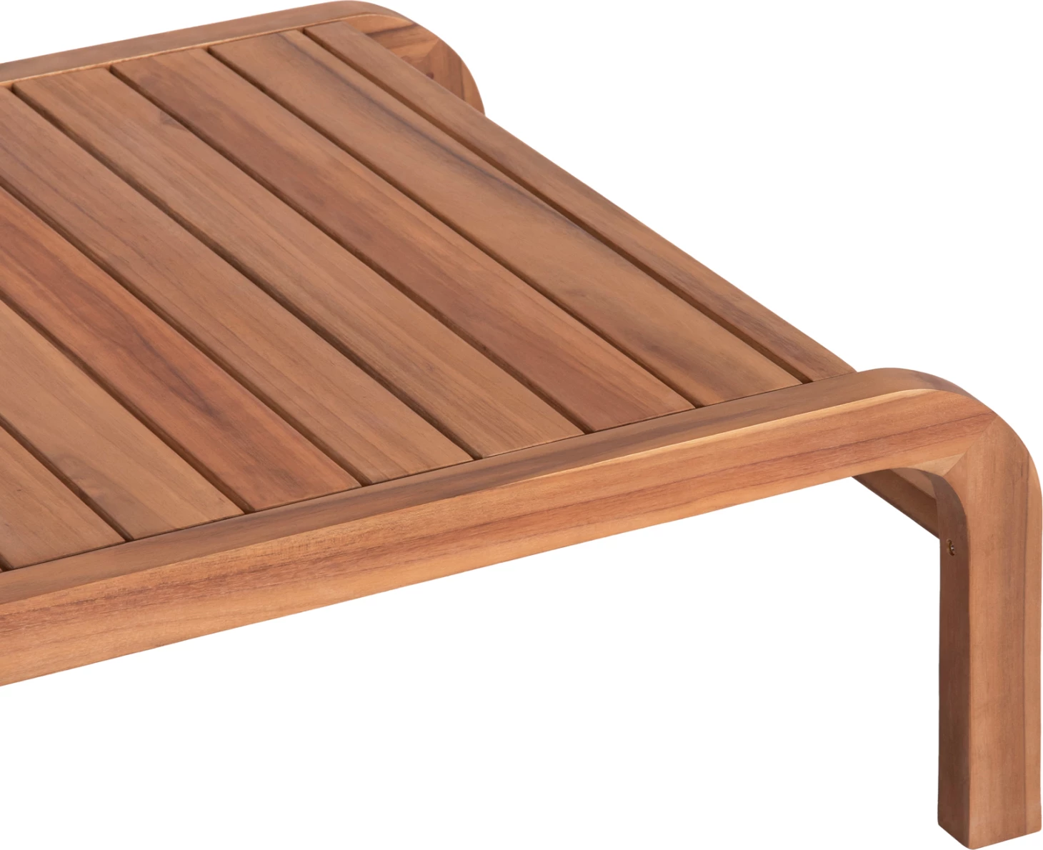 Tavolinë kafeje për jashtë, dru akacie, OASIS CD6227, 132x70x33cm