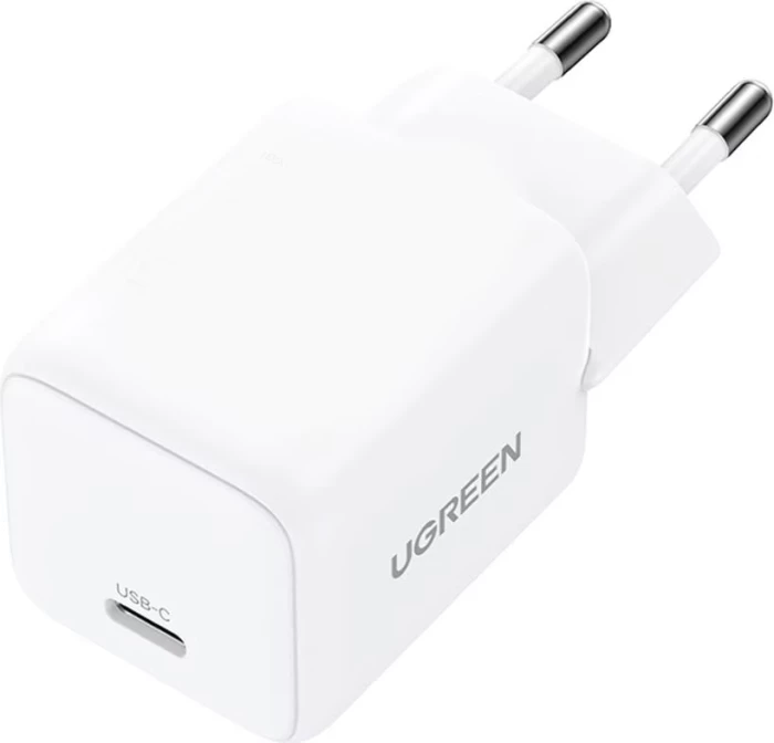 Karikues muri UGREEN 65009 PD 3.0 GaN 30W USB-C, i bardhë