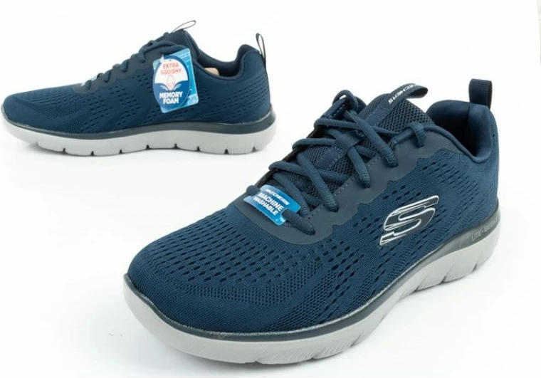 Atlete për meshkuj Skechers, të kaltërta