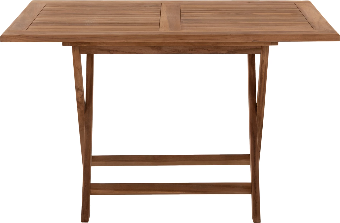 Tavolinë për terasë KENDALL FH9542, e palosshme, ngjyrë natyrale, 120x80x75 cm