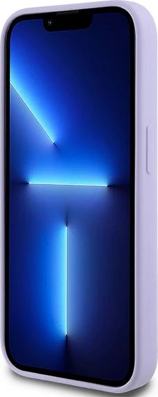 Mbështjellës Karl Lagerfeld HC MagSafe Silicone Karl&Choupette Heads për iPhone 14 Pro, Violet