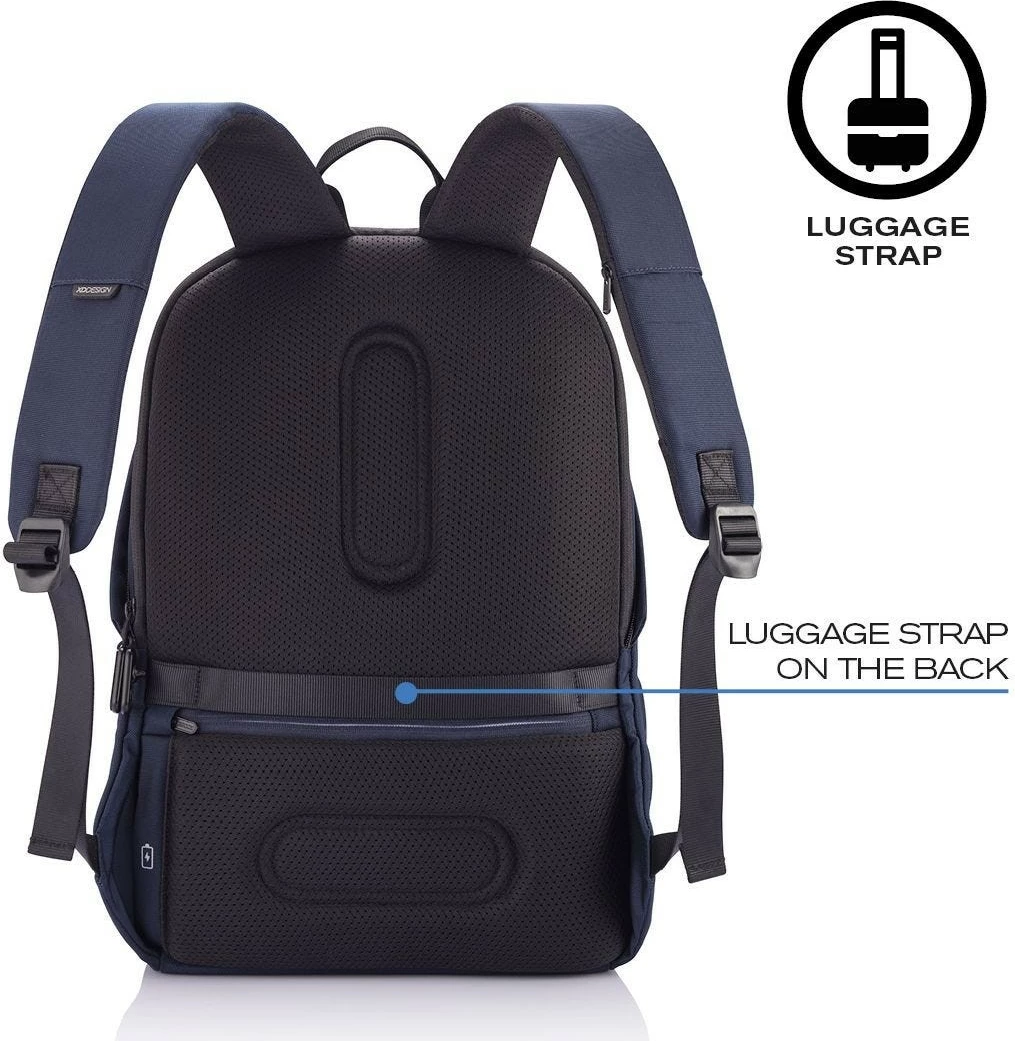 Çantë shpine XD DESIGN BOBBY SOFT, 13-16L, për laptop 15.6", navy blue