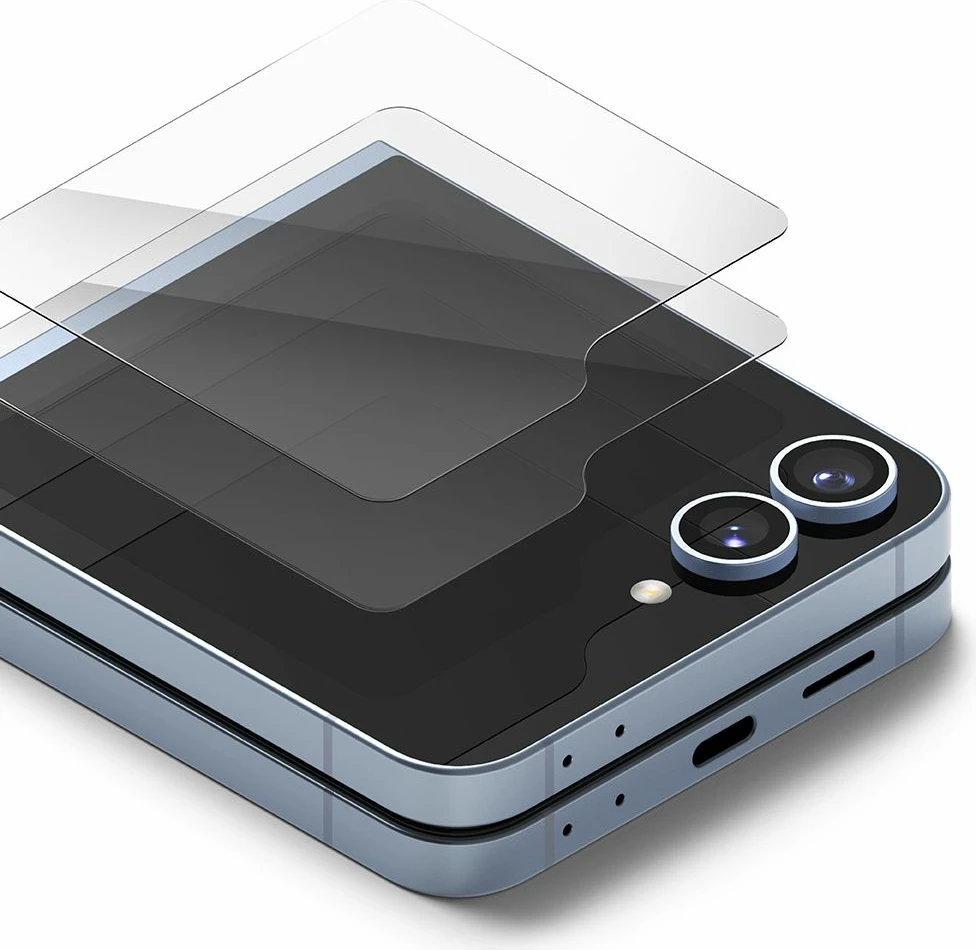 Mbështjellës xhami i temperuar Ringke për ekran të jashtëm Samsung Galaxy Z Flip 6, 2 copë