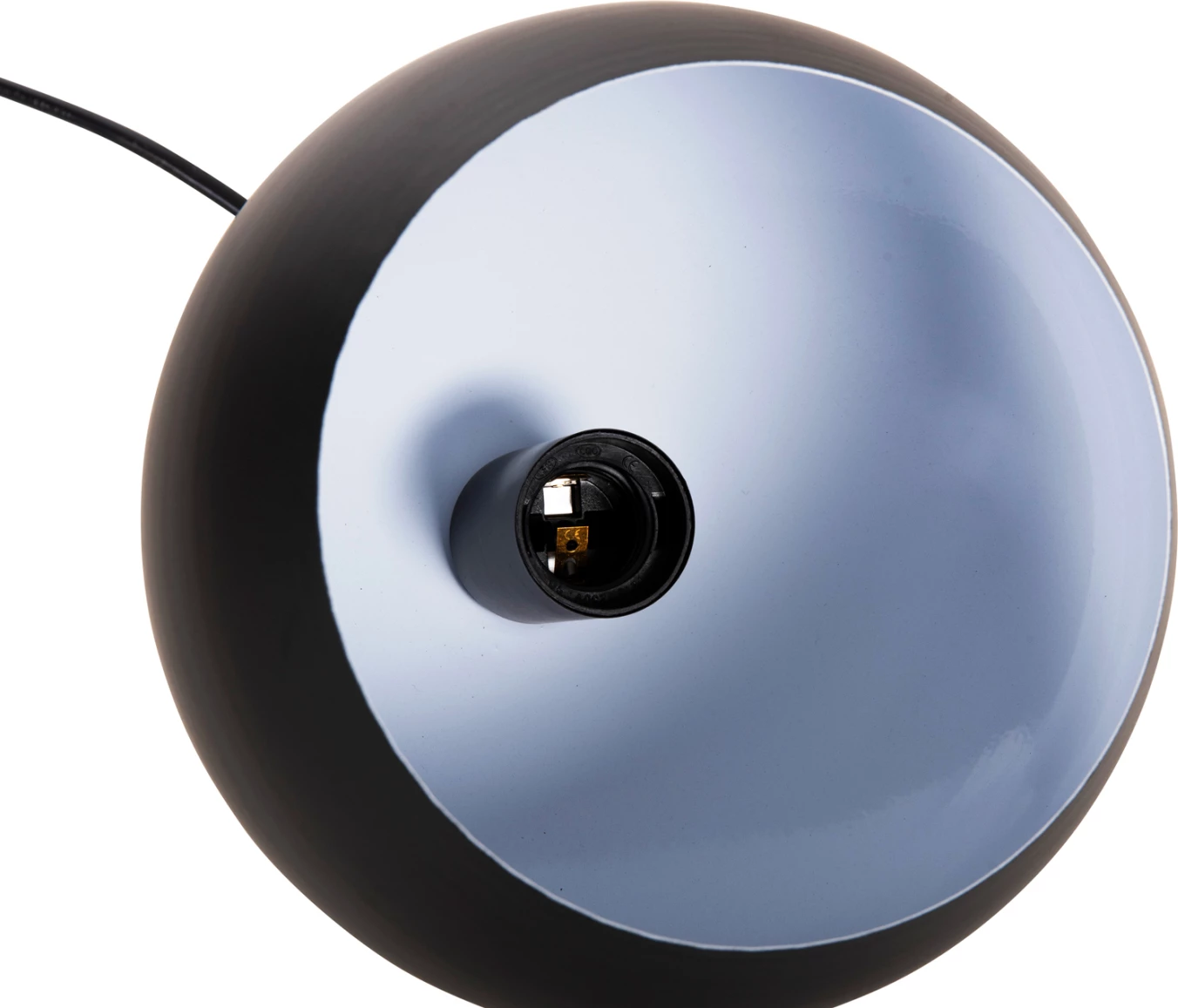 Llambë varëse tavani FH4107 kapak metali i zi 19x19x115Hcm