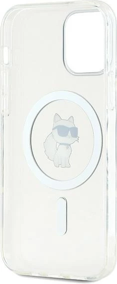 Mbështjellës Karl Lagerfeld IML Choupette MagSafe për iPhone 12/12 Pro, Transparent