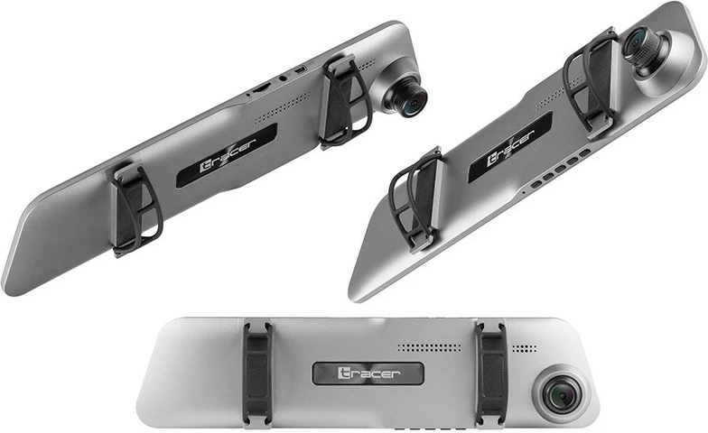 Kamerë veture dashcam, Tracer, 4.0D FHD Mensa TRAKAM47111, ekran 4", Full HD 1080p 30fps, kënd 150°, GPS, kamerë e pasme HDR, G-sensor, modalitet parkimi, e zezë