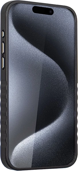 Mbështjellës Audi Genuine Leather me MagSafe për iPhone 15 Pro, zi e kuqe