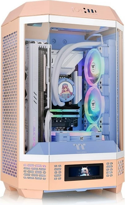 Kasë Thermaltake The Tower 300, Micro Tower, Peach Fuzz
