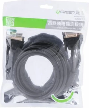 Kabllo DVI-D Dual Link UGREEN 11607 3m M-M, e zezë, polybag
