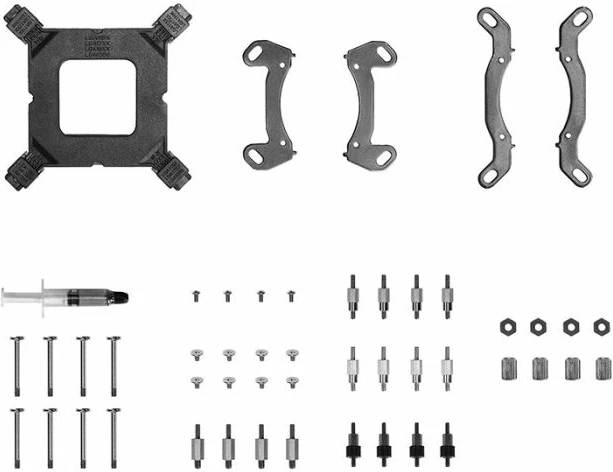 Ftohës uji AIO për CPU CHIEFTEC Iceberg CLC-240-RGB 240mm A-RGB, i zi
