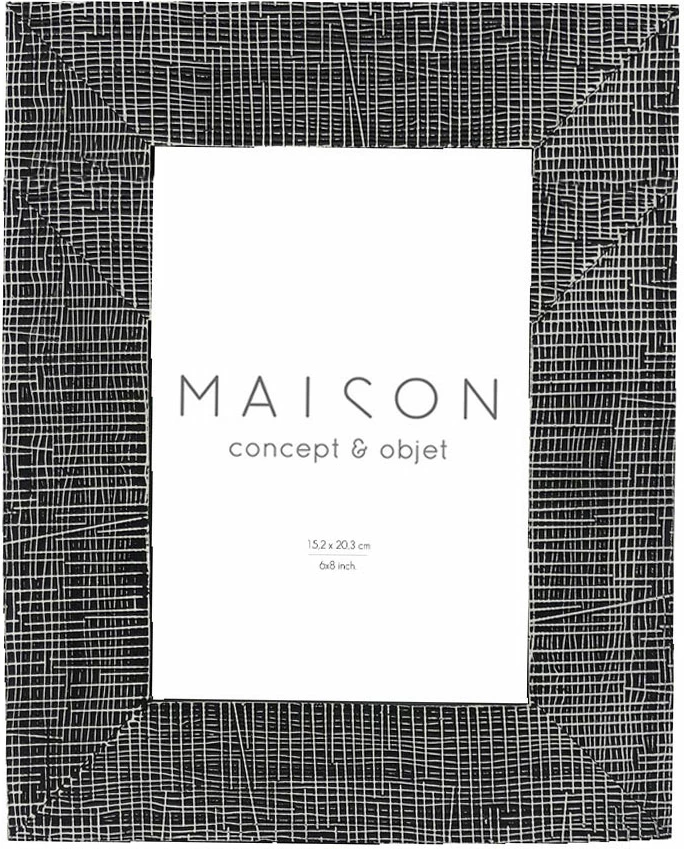 Kornizë Olaf për foto, polirezina, xham, e zezë-bardhë, 21x2x27 cm