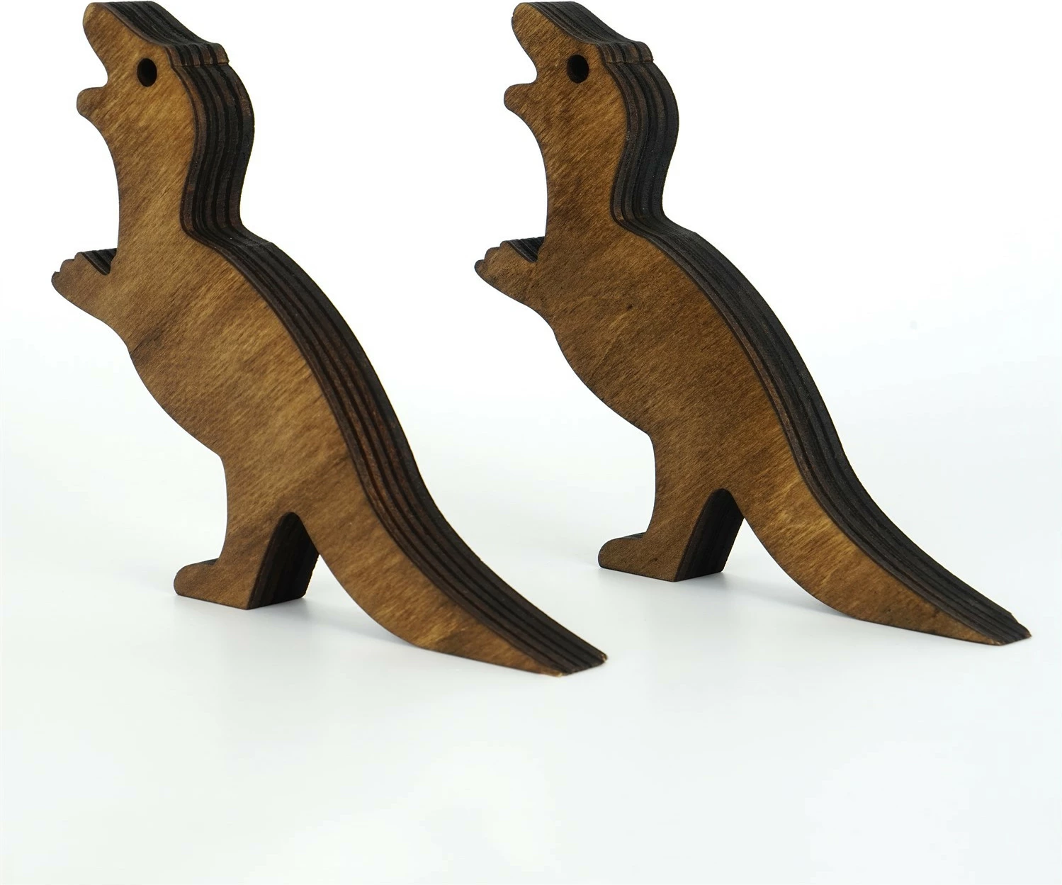 Ndalesë dere prej druri, dizajn Aberto, ngjyrë bronzi, MEH150, 13x2x15cm (2 copë)