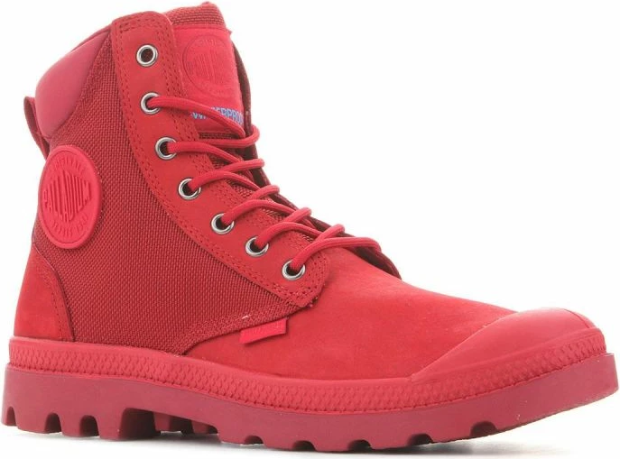 Çizme Palladium për femra, të kuqe