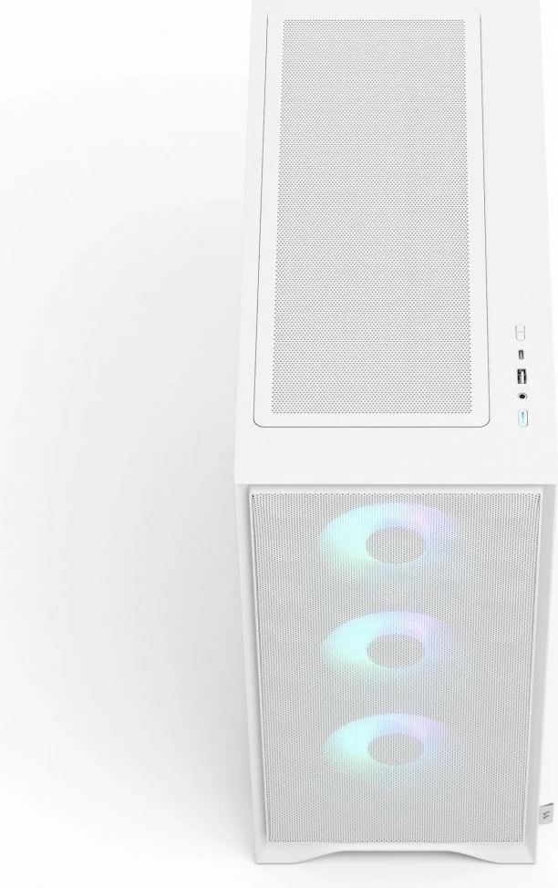 Kasë Fractal Design Pop 2 Air FD-C-POA2A-04 TG RGB Midi Tower ATX me 3x120mm RGB, panel anësor xham i temperuar, e bardhë