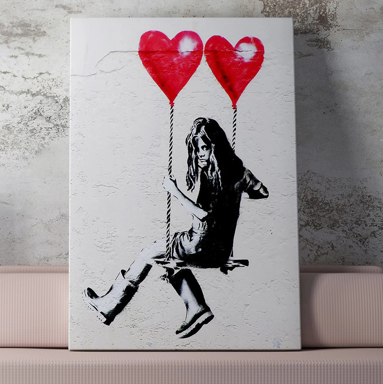 Pikturë muri GOBI, kanavacë e printuar, 50x3x70cm