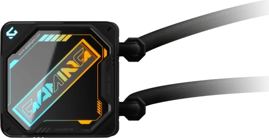 Ftohës uji AIO për procesor GIGABYTE GME 360, radiator 360mm, 3x120mm ARGB, i zi