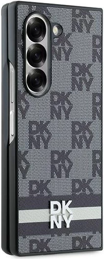 Mbështjellës DKNY për Samsung Galaxy Z Fold 6, motiv shahu, i zi