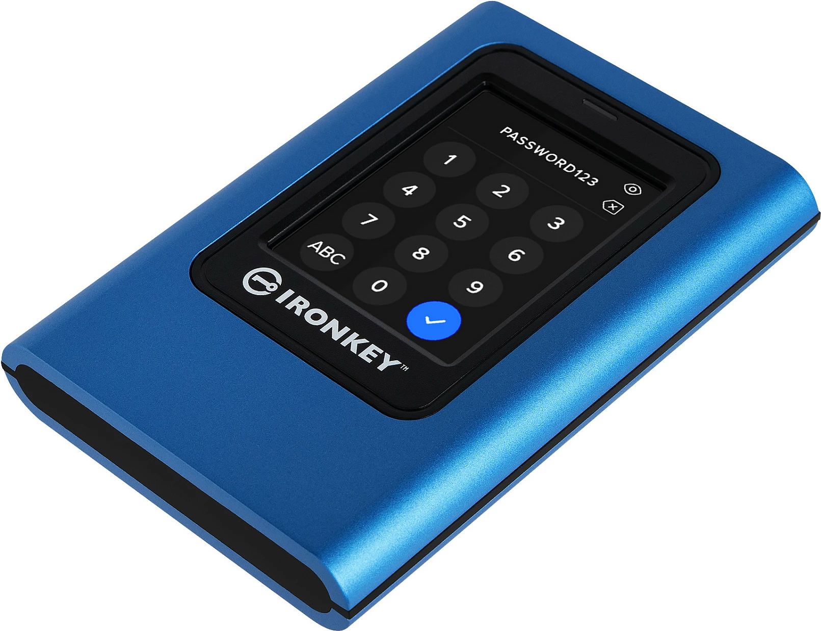 SSD i jashtëm Kingston IronKey Vault Privacy 80, 960GB, USB Type-C, Blu