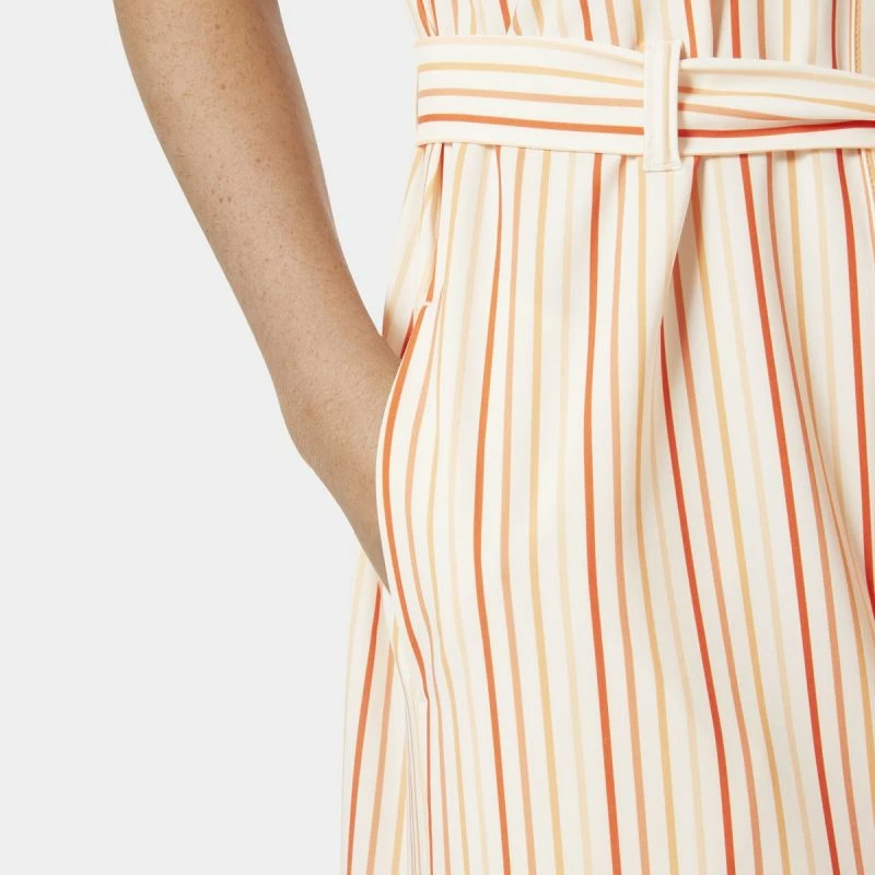 Fustan këmishë Helly Hansen për femra, bezhë