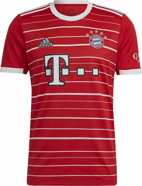 Fanellë adidas për meshkuj FC Bayern H Jsy M H39900, e kuqe dhe e bardhë