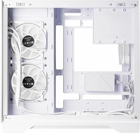 Kasë CHIEFTEC VISIO GM-30W-TG-OP ATX USB 3.2 Gen2 Type-C A-RGB, e bardhë