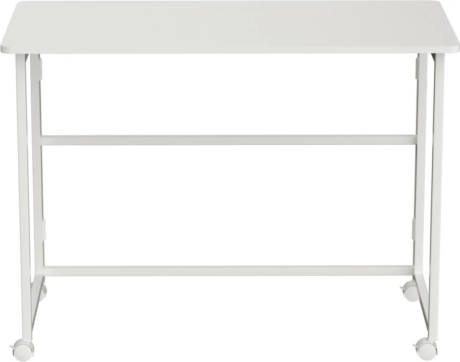 Tavolinë pune palosëse me rrota, Maclean, MC-1250 W, 100x50 cm, lartësi 75 cm, ngarkesë 50 kg, e bardhë