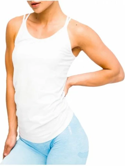 Maicë për stërvitje GymHero, për femra, e bardhë