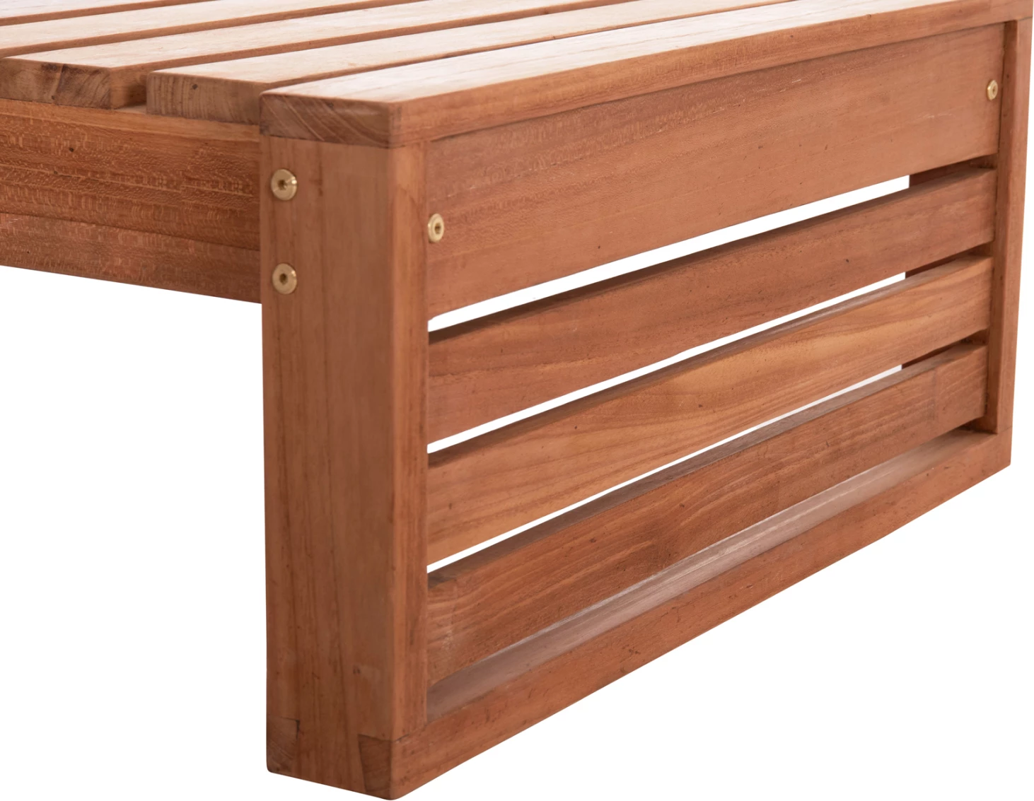 Shezlong ZIZEL, dru tik natyral, pa jastëkë, 200x71x30cm