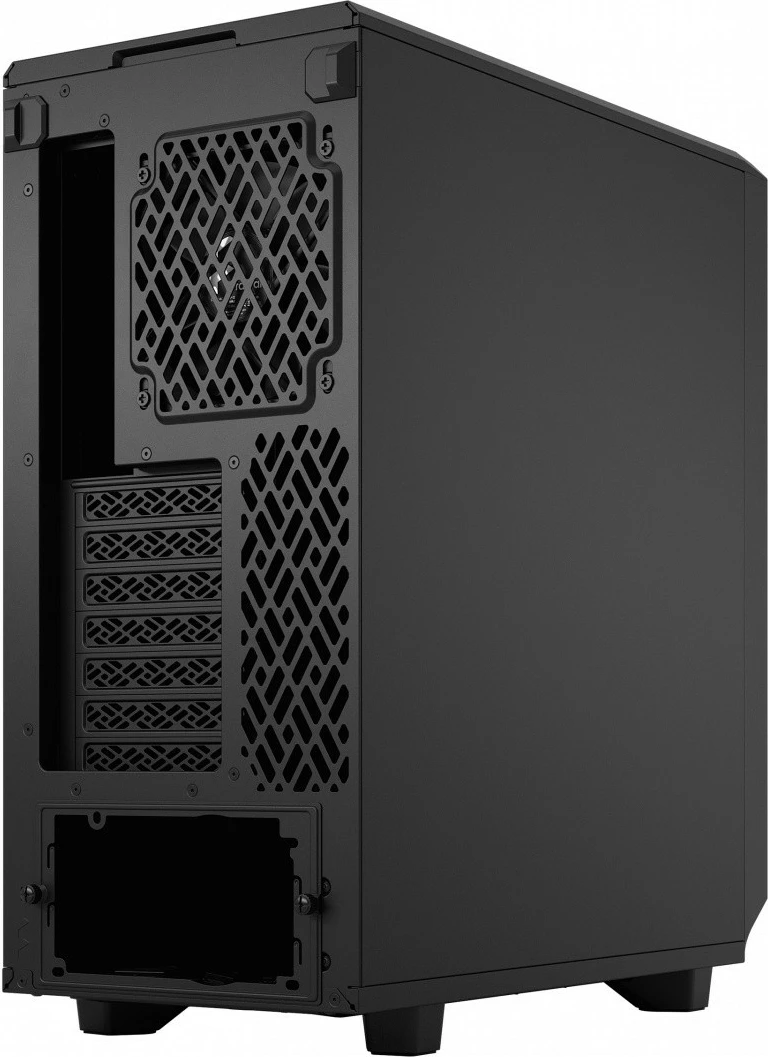 Kasë Fractal Design Meshify 2 Compact FD-C-MES2C-01, ATX/Micro ATX/Mini ITX, USB 3.1 Type-C, 6x 2.5", 2x 3.5", 424x210x475 mm, e zezë
