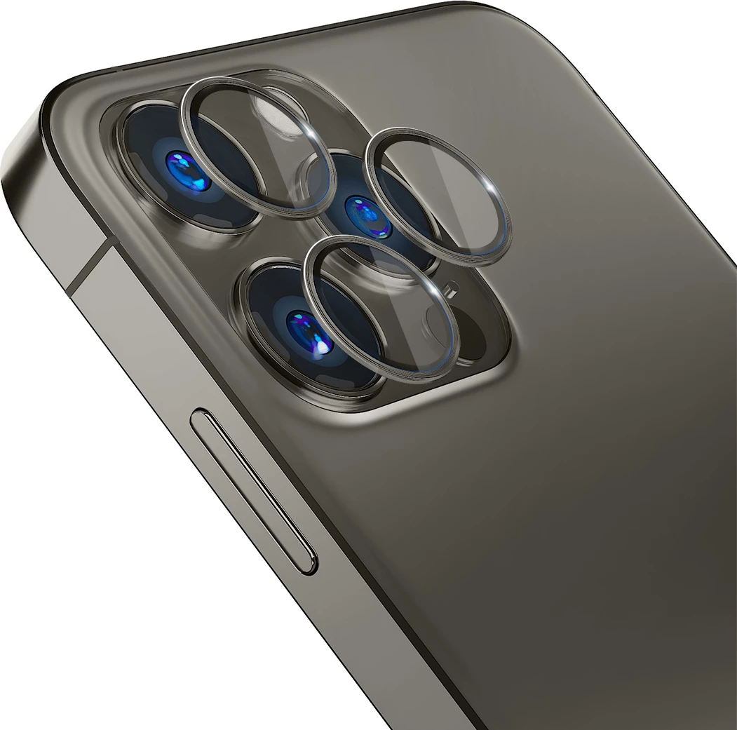 Xham mbrojtës kamere 3mk Lens Protection Pro për iPhone 14 Pro Max / 14 Pro, 9H, Gri