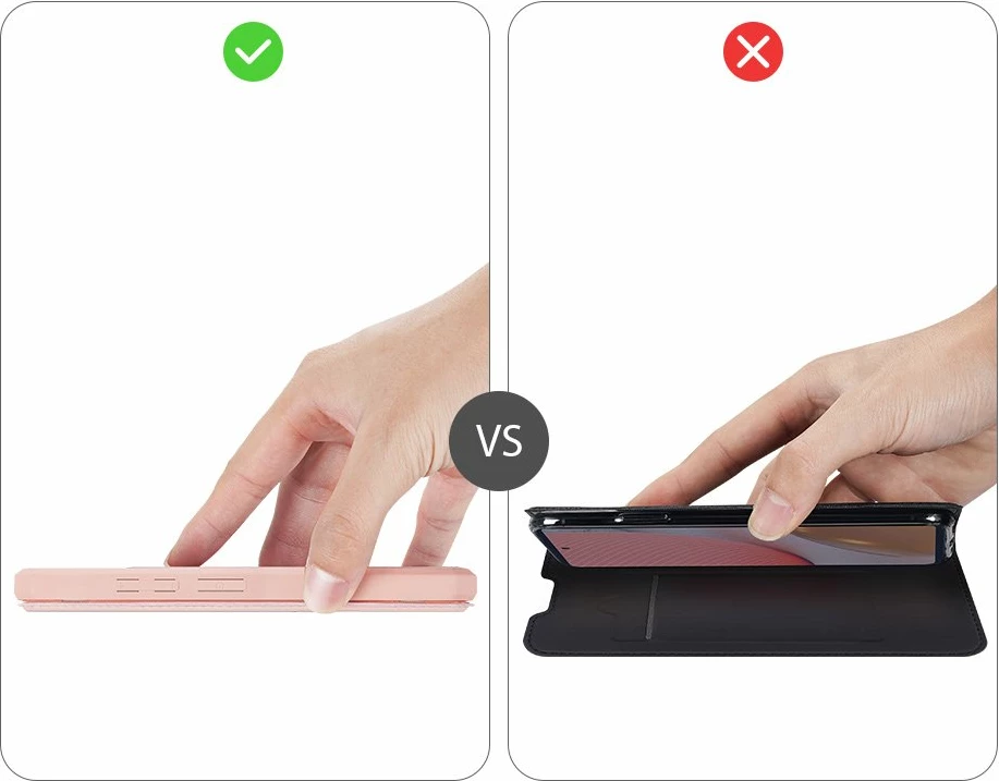 Mbështjellës Dux Ducis Skin X Bookcase për Samsung Galaxy A72 4G, Rozë