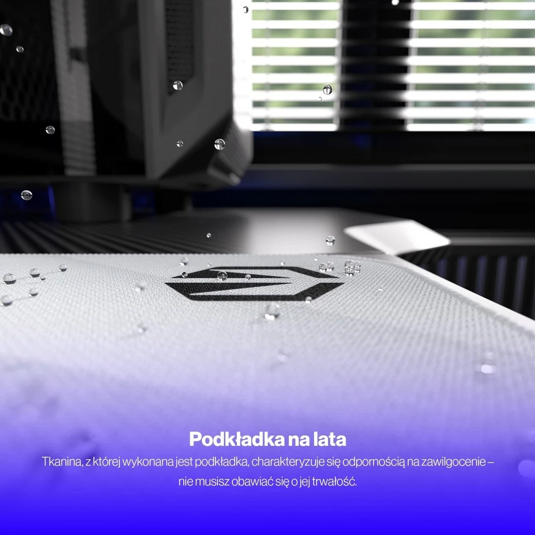 Mauspad Endorfy Crystal Onyx XL, e bardhë