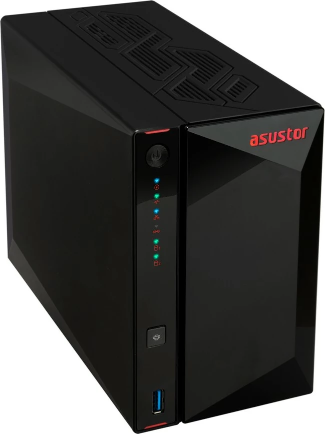 NAS Asustor AS5402T, Intel Celeron N5105, 4 GB DDR4, 0 TB, e zezë