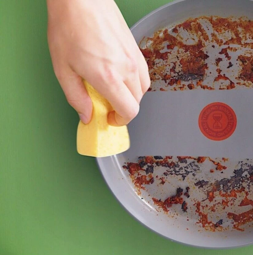 Tigan Tefal Renew+ C4240443, 24 cm, qeramik, argjend