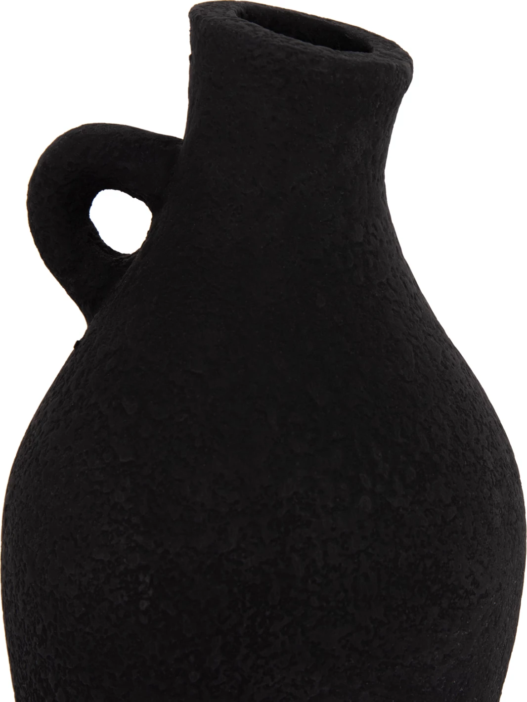 Vazo dekorative tavoline DECANT, terrakotë e zezë, FH4667.01L, 14x21cm