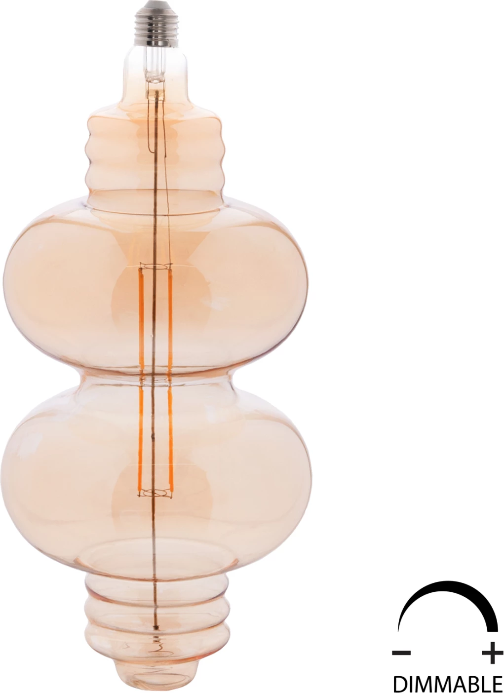 Llambë LED filament, 8W, E27, 3000K, ngjyrë ari, e zbehtë, FH4053.02