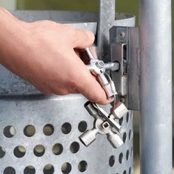 Çelës multifunksional Knipex 00 11 01, inoks, 10 profile, 2 kryqe, 1 spanner