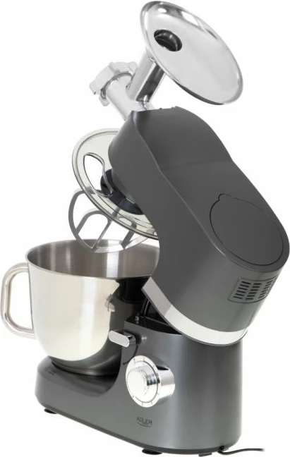 robot kuzhine planetar Adler AD4221, 2200W, tas 7L, me mulli mishi, inox/gri