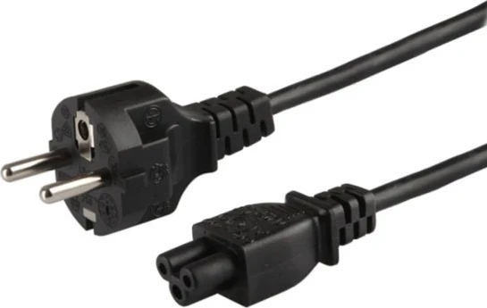 Kabllo fuqie Savio CL-81, e zezë, 1.8 m, Tipi E IEC C5