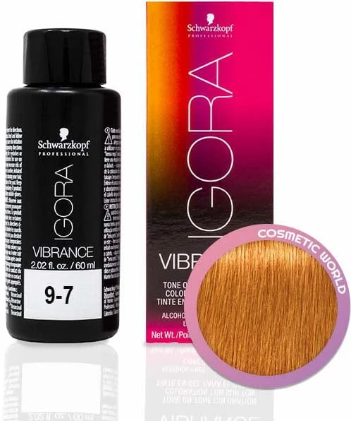 Ngjyrë për flokë Semi Permanente IG Vibrance 9-7 Extra Light Blonde Copper, 60 ml